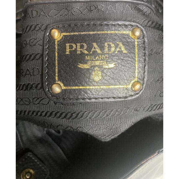 Prada Vitello Daino Leather Hobo Bag - Picture 2 of 3